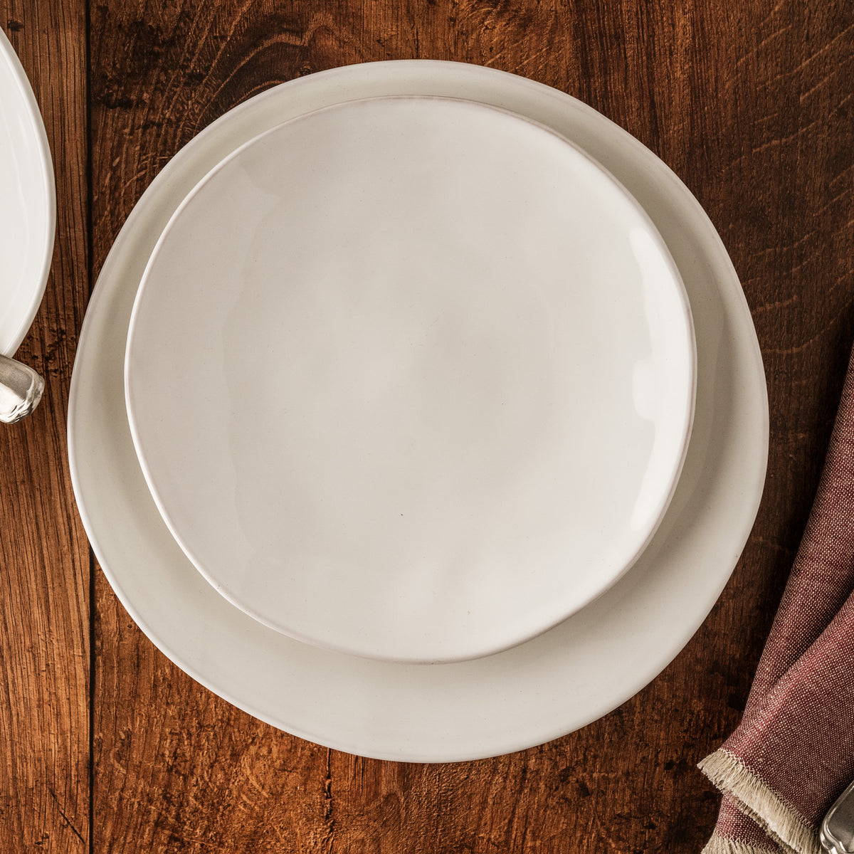FLORENTINE WHITE SALAD PLATE