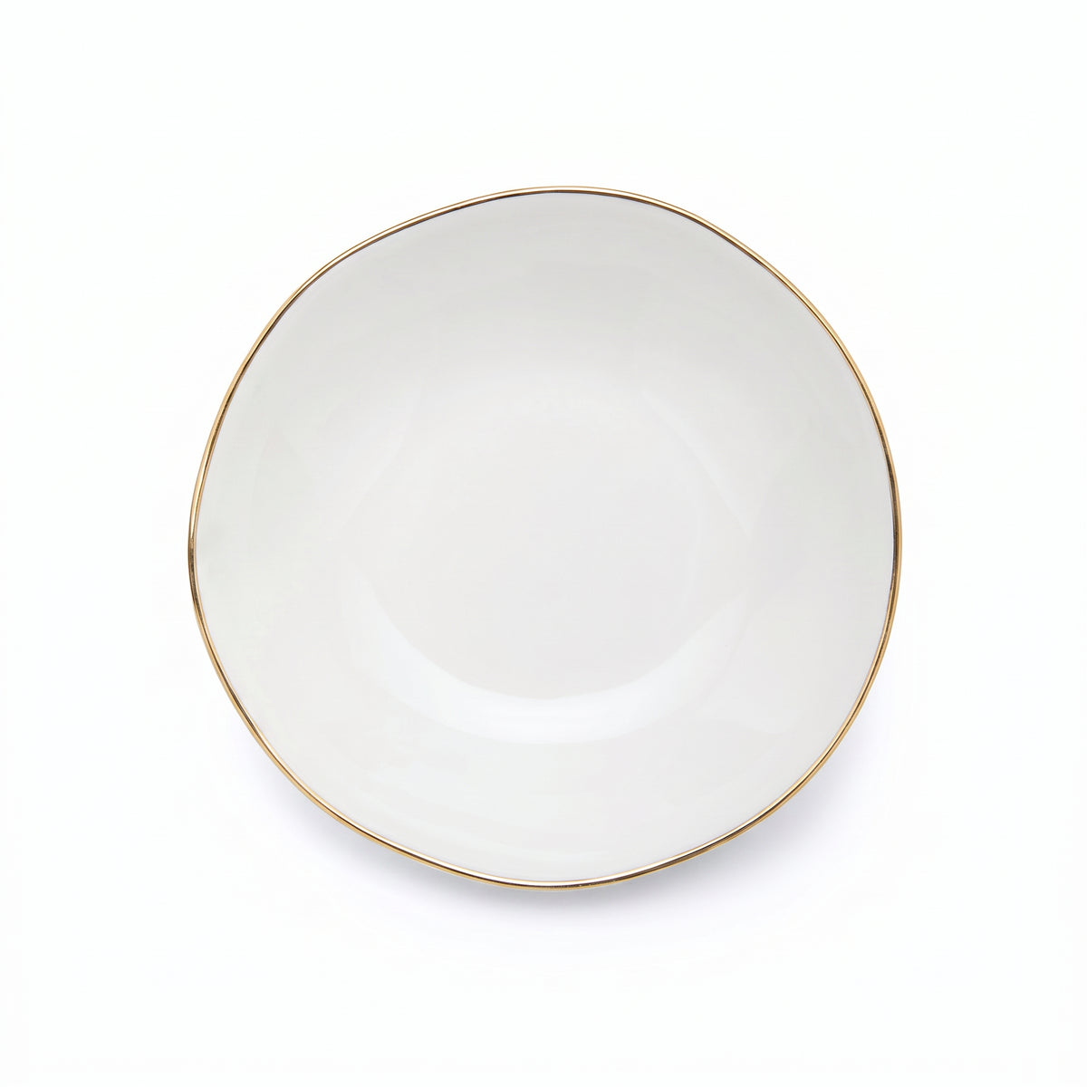 FLORENTINE GOLD RIM PASTA BOWL