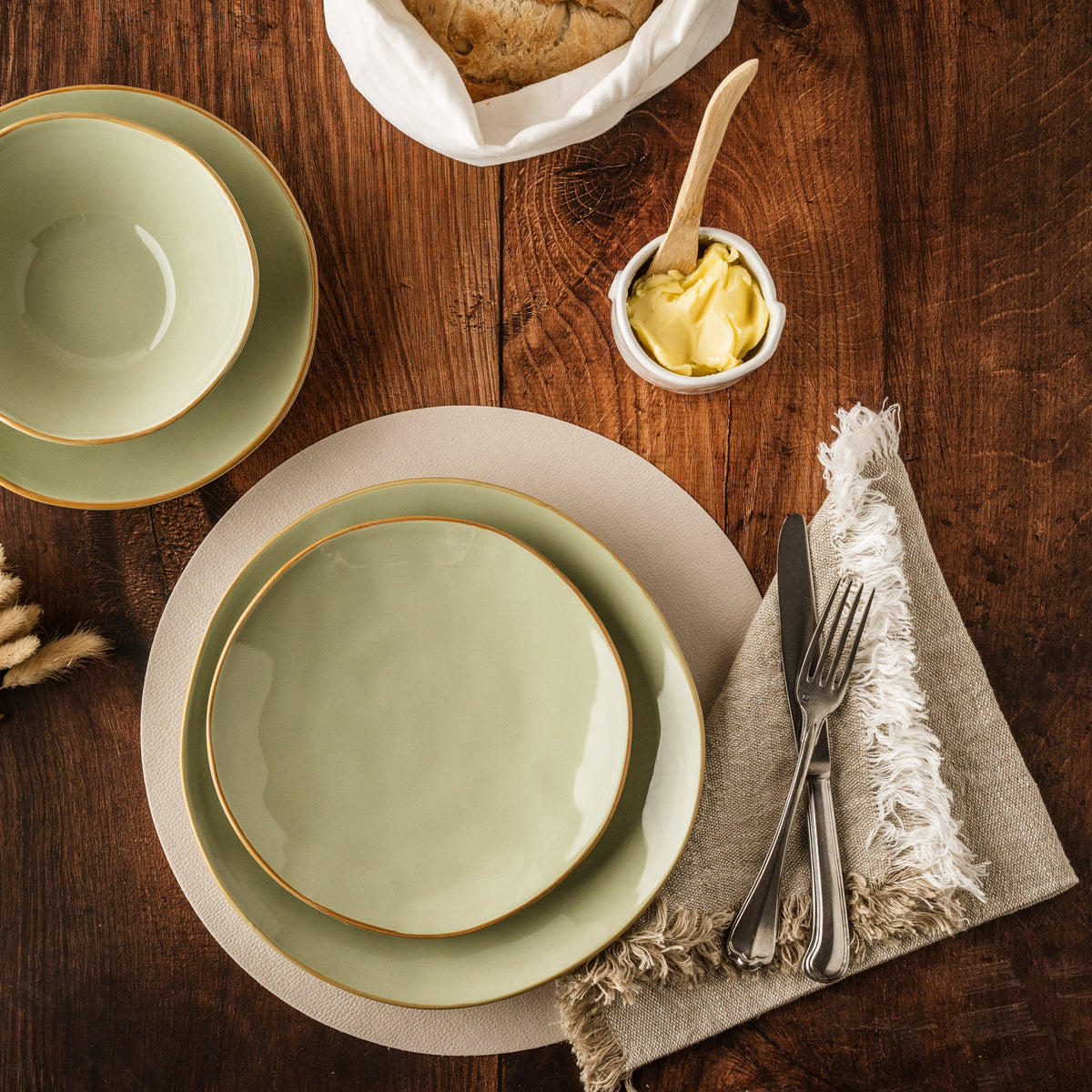 FLORENTINE VERDE DINNER PLATE