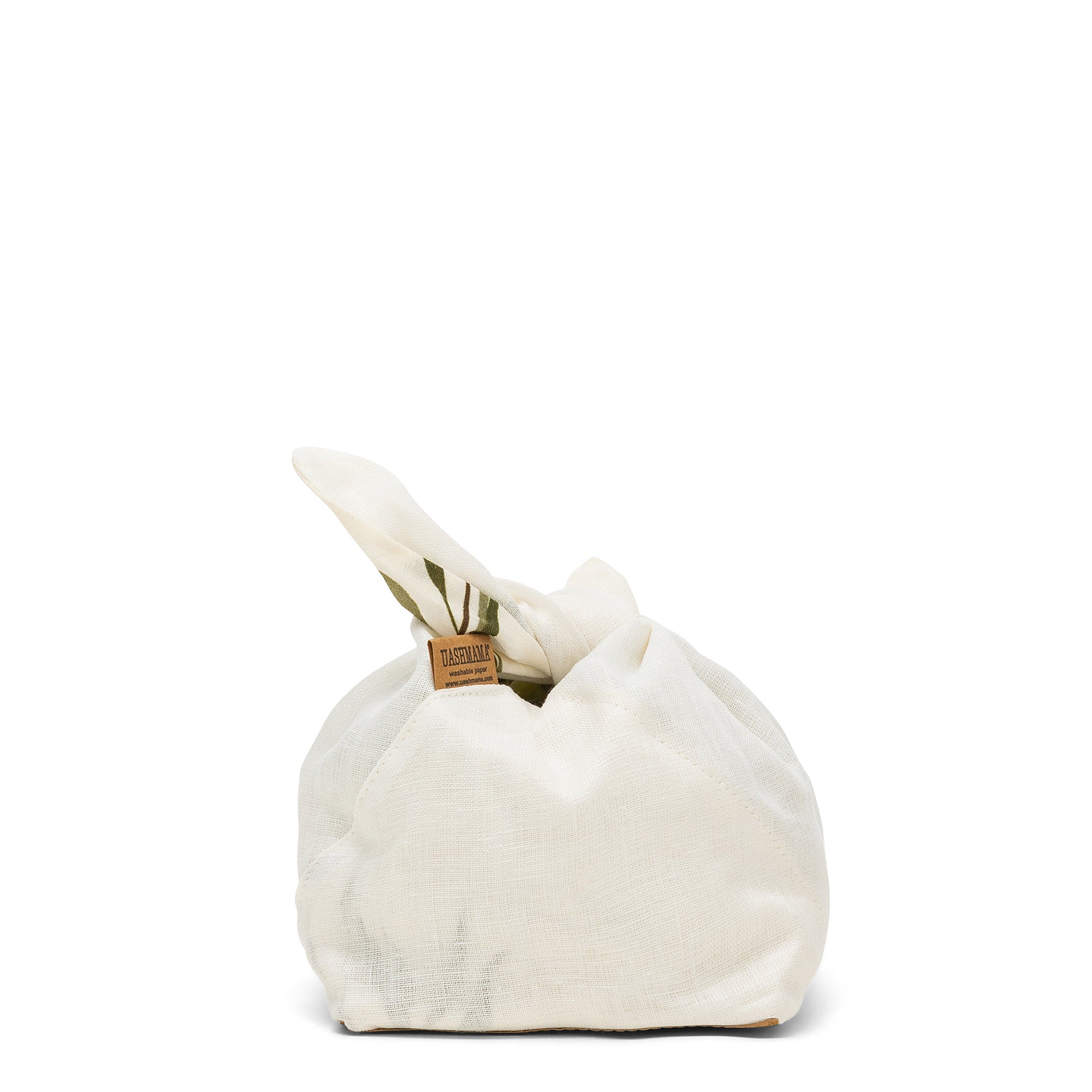 LINEN FIOCCO BREAD BAG OLIVA LEAF