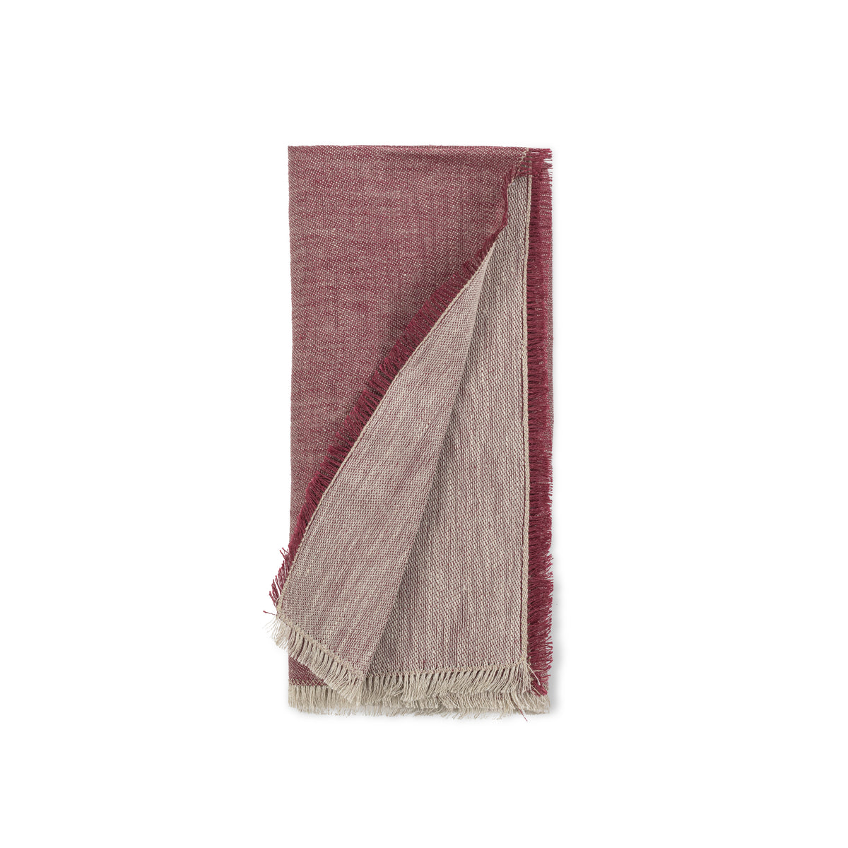CORTONA BORDEAUX LINEN NAPKINS