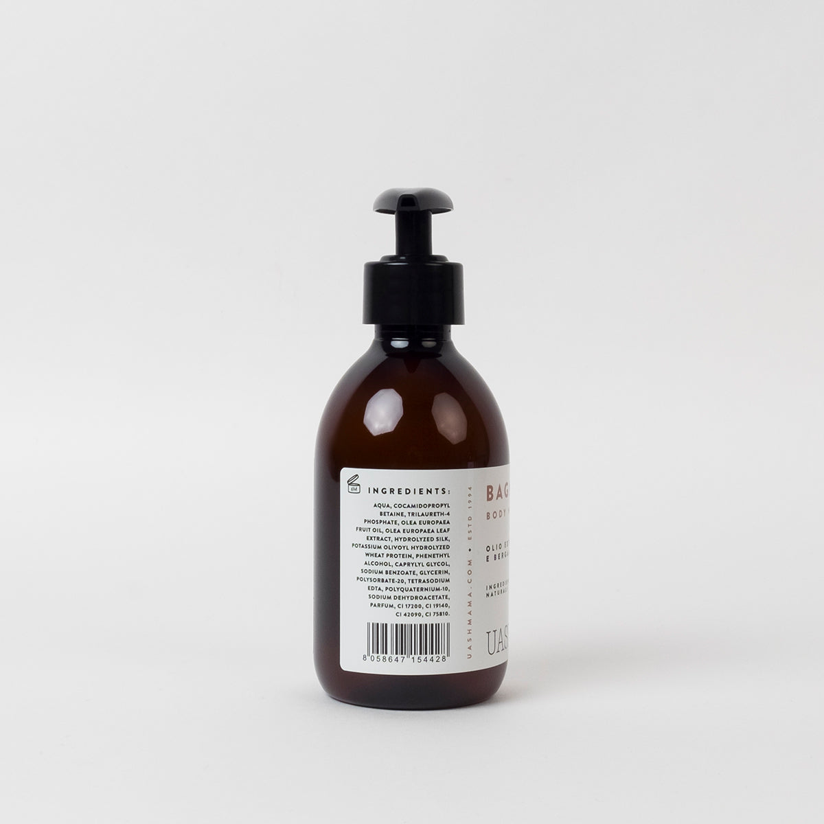 BODY WASH WITH ORGANIC OLIVE OIL & BERGAMOT