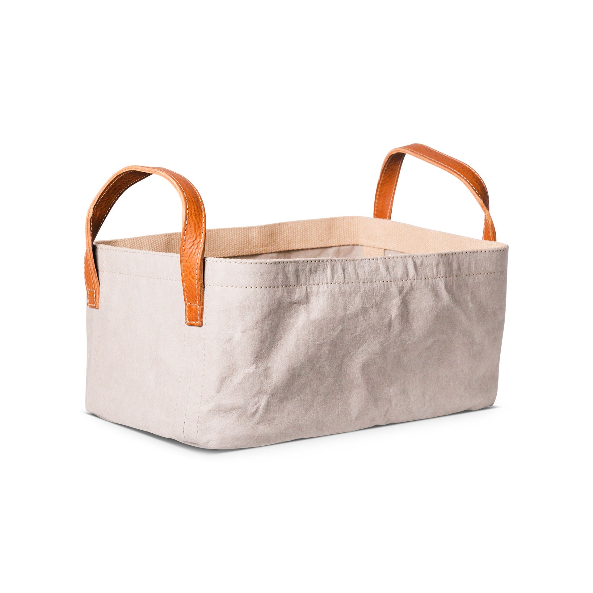 VASSOIO TRAY LEATHER HANDLES