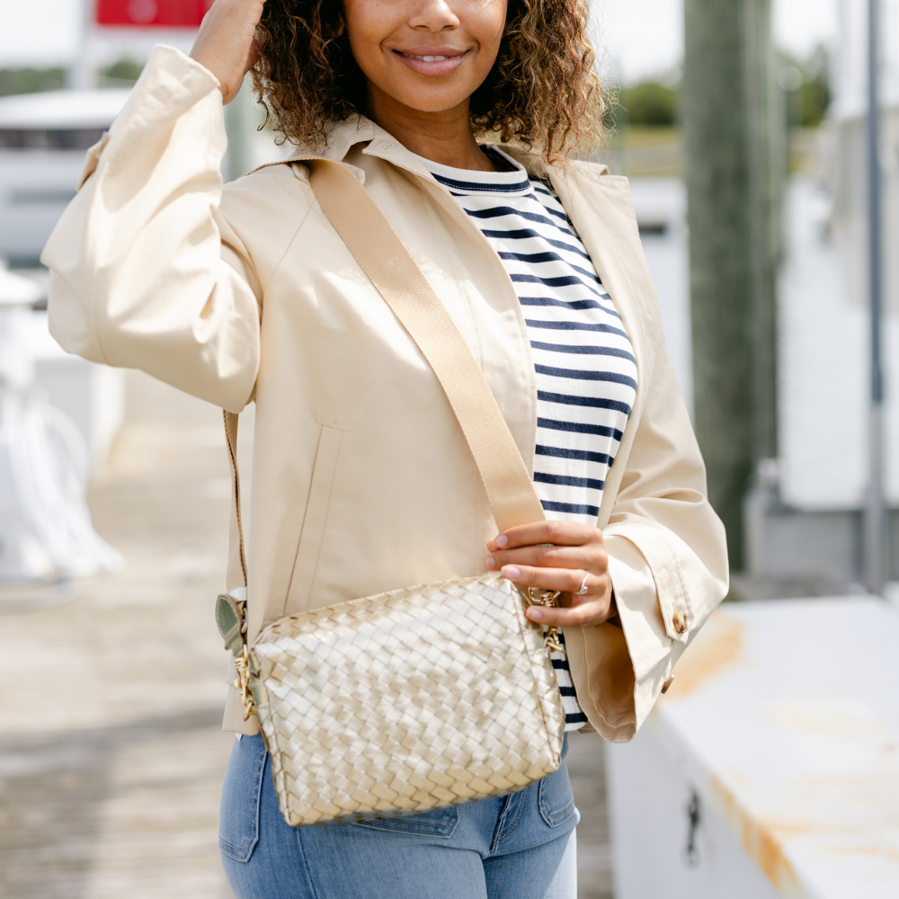 TRACOLLA CROSSBODY BAG LARGE WOVEN