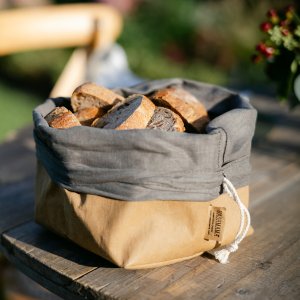 Uashmama Washable Bread Bag | Drawstring Top