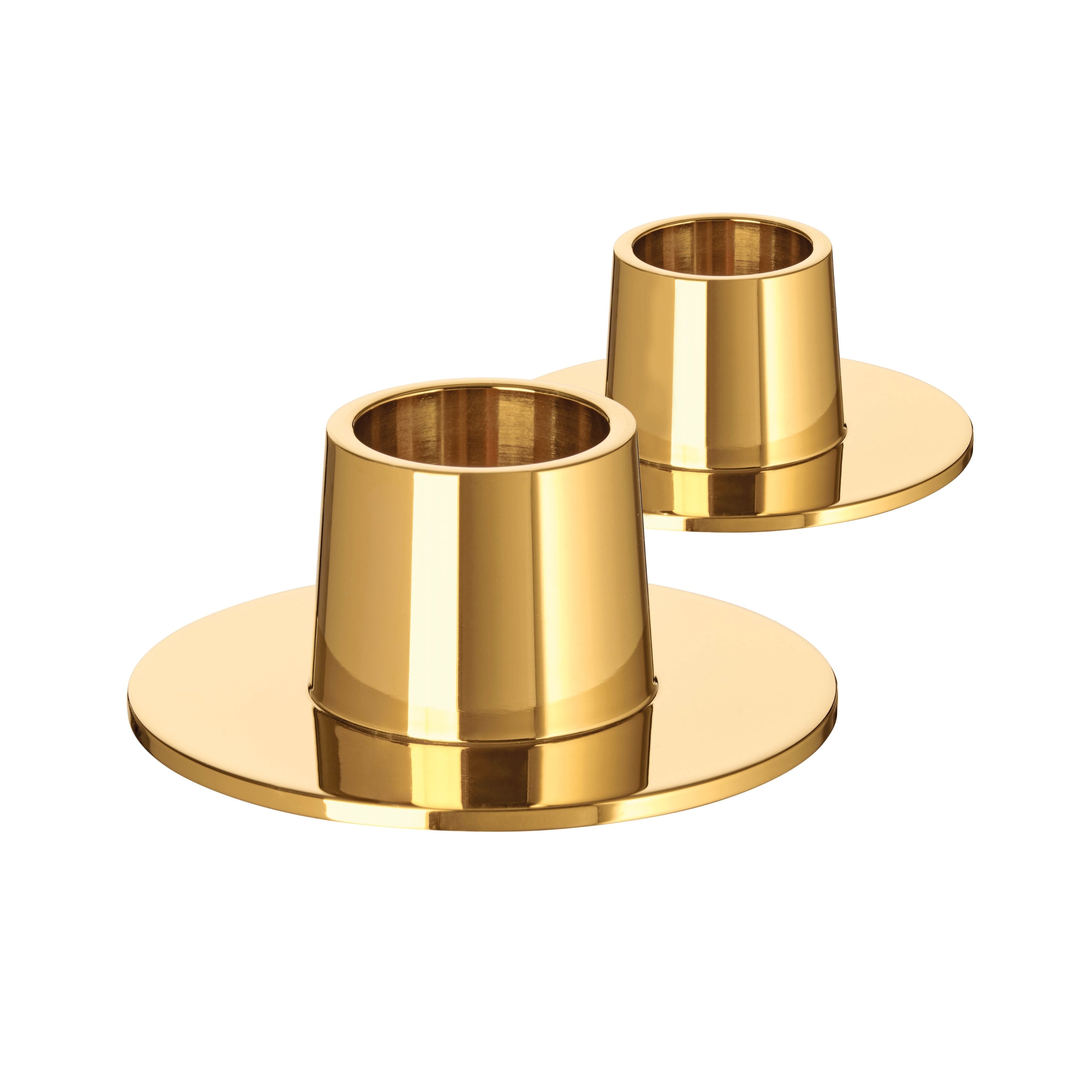 METALLIC CANDLE HOLDERS