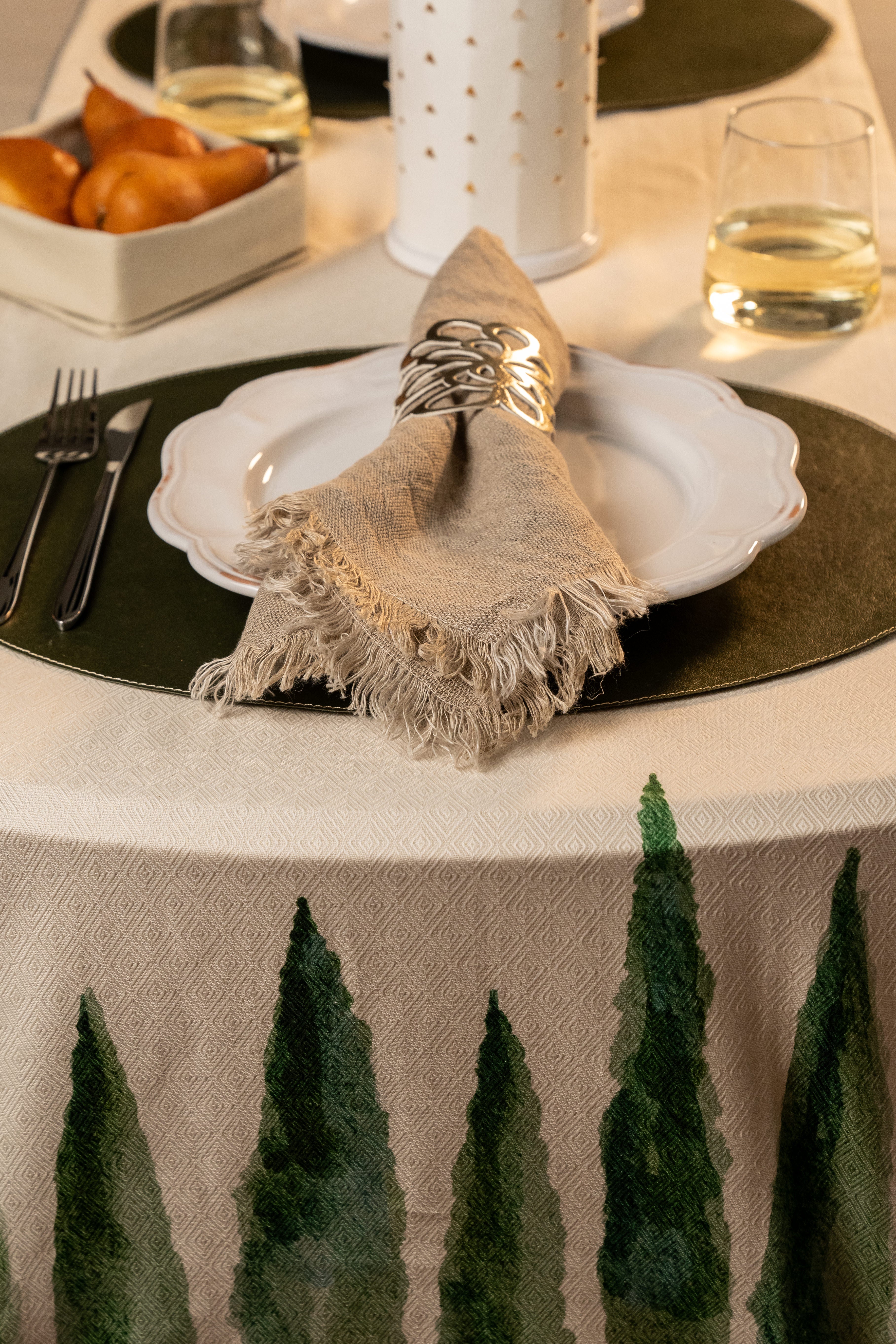 CYPRESS TREE TABLE RUNNER