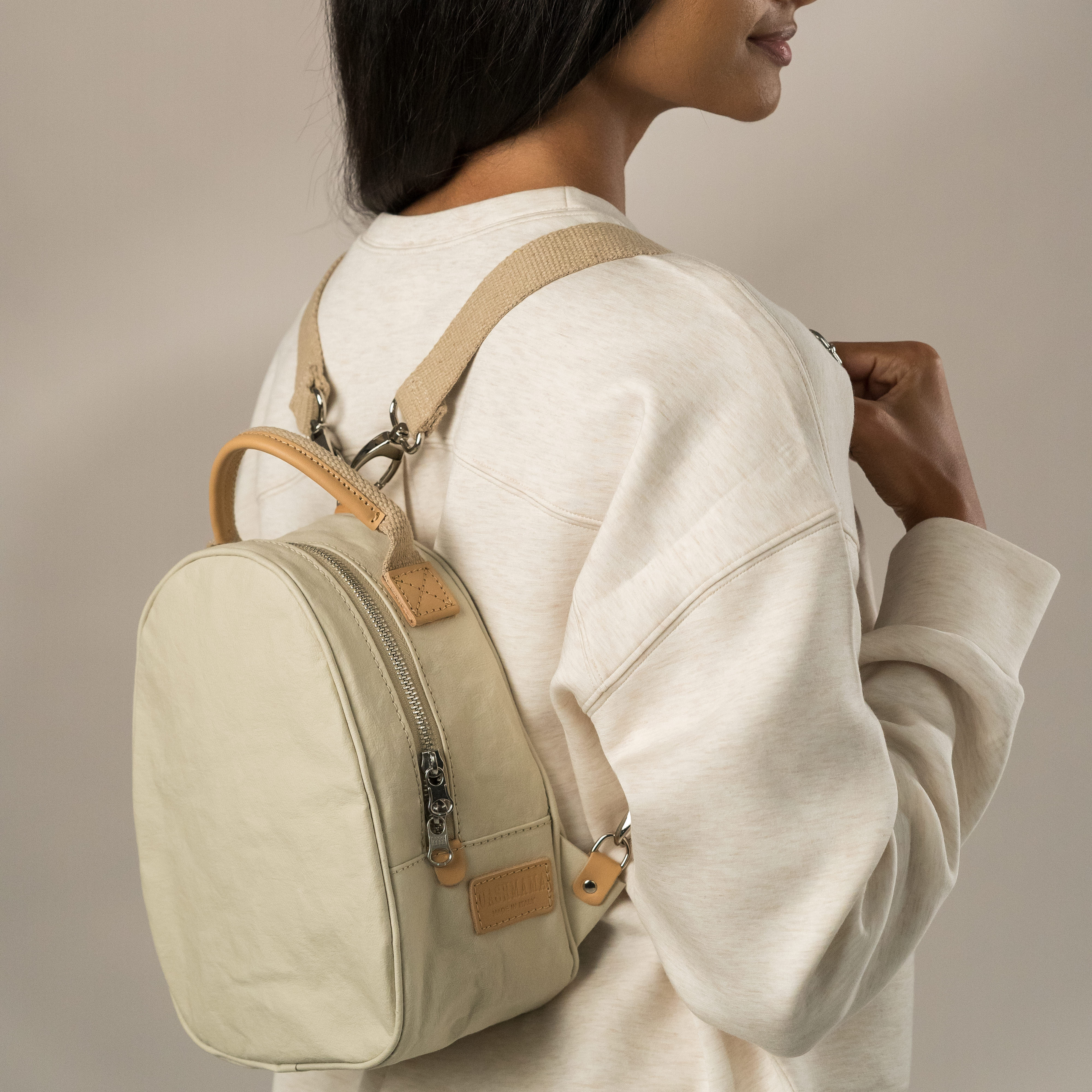 dana buchman mini backpack Uashmama Small Zip-Up Everyday Backpack