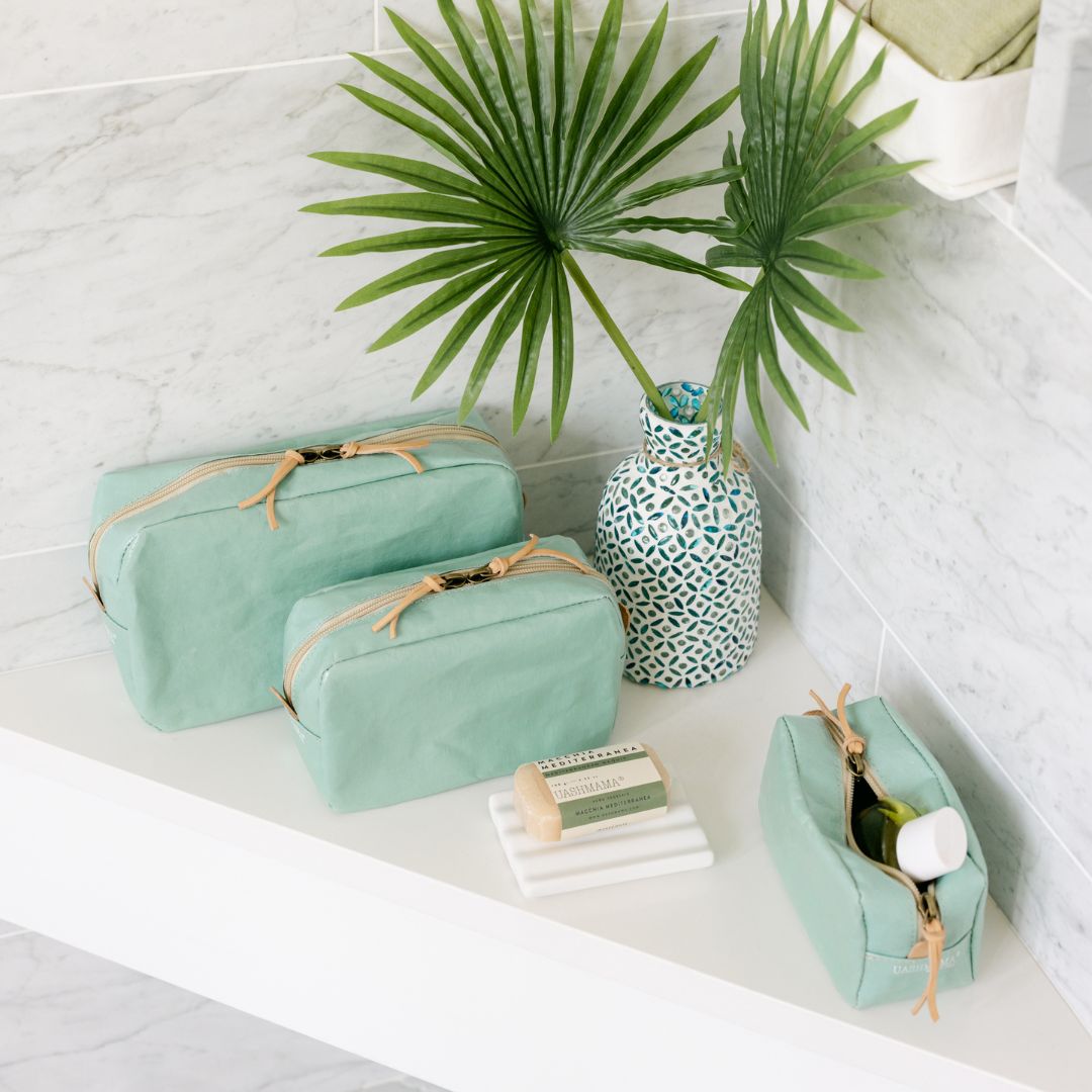 COSMETIC BAG GLOSSY OCEANO