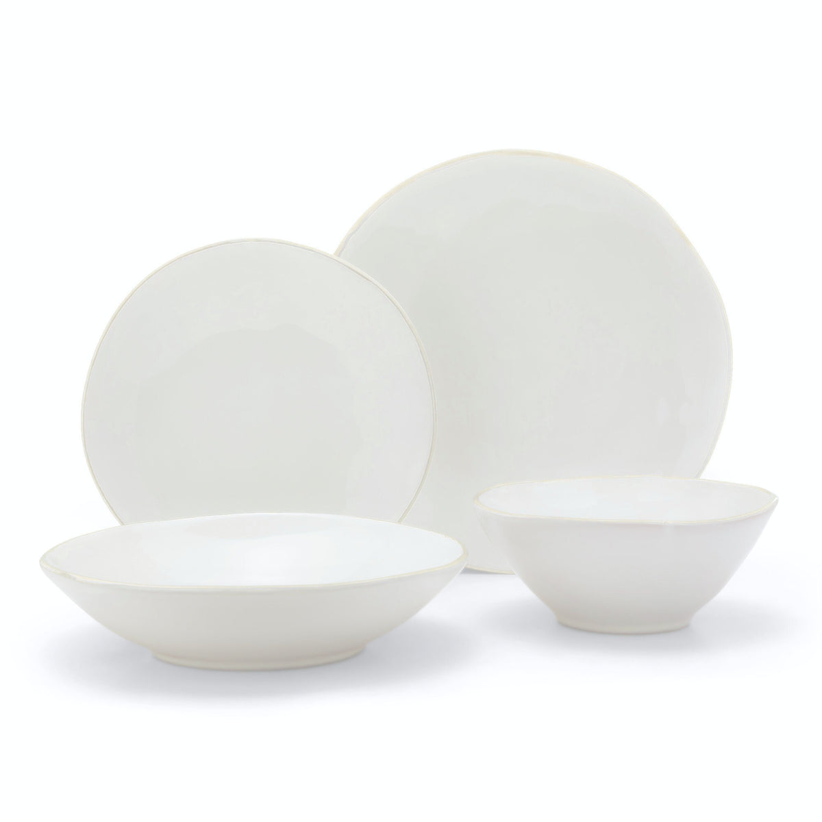 FLORENTINE WHITE DINNERWARE SET