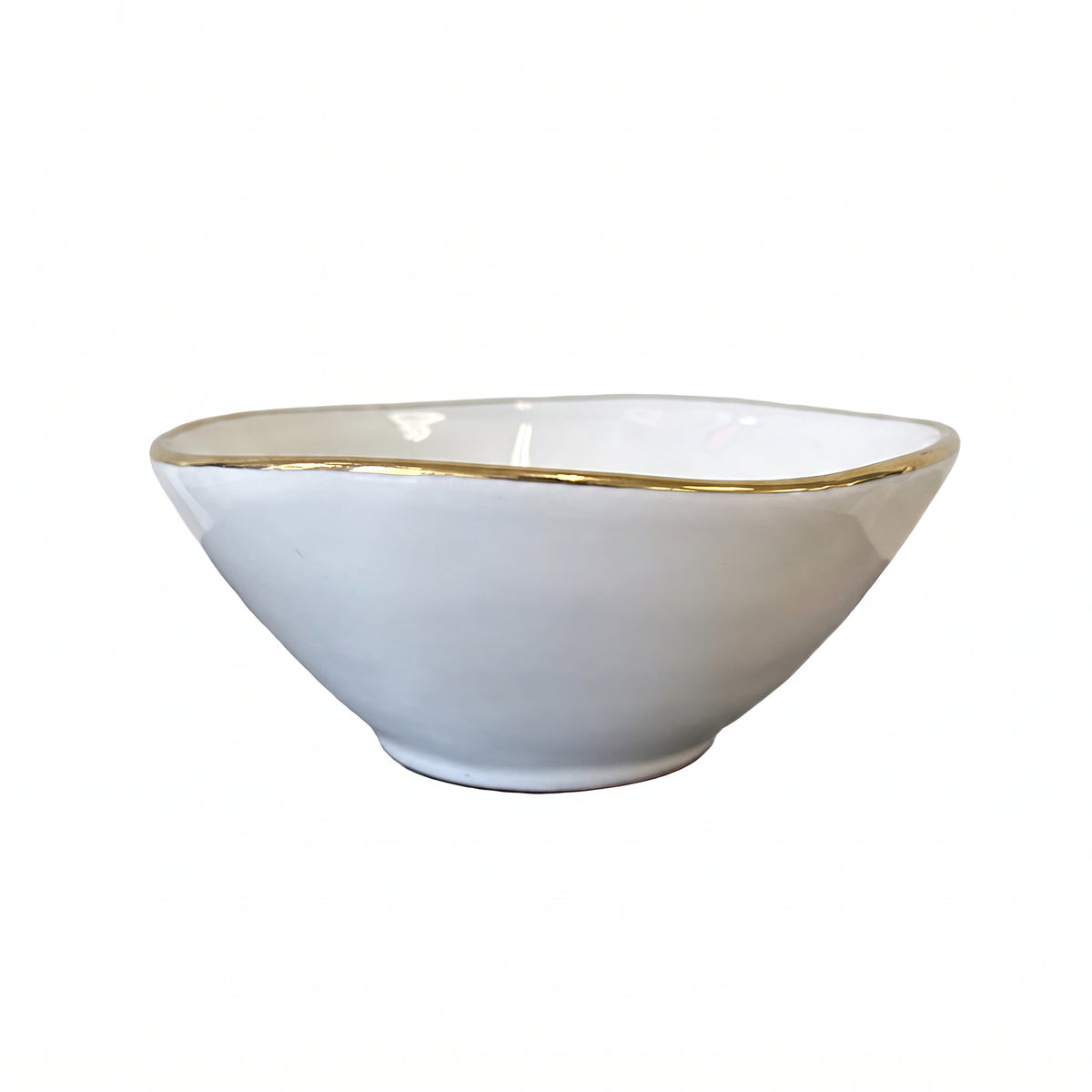 FLORENTINE GOLD RIM CEREAL BOWL