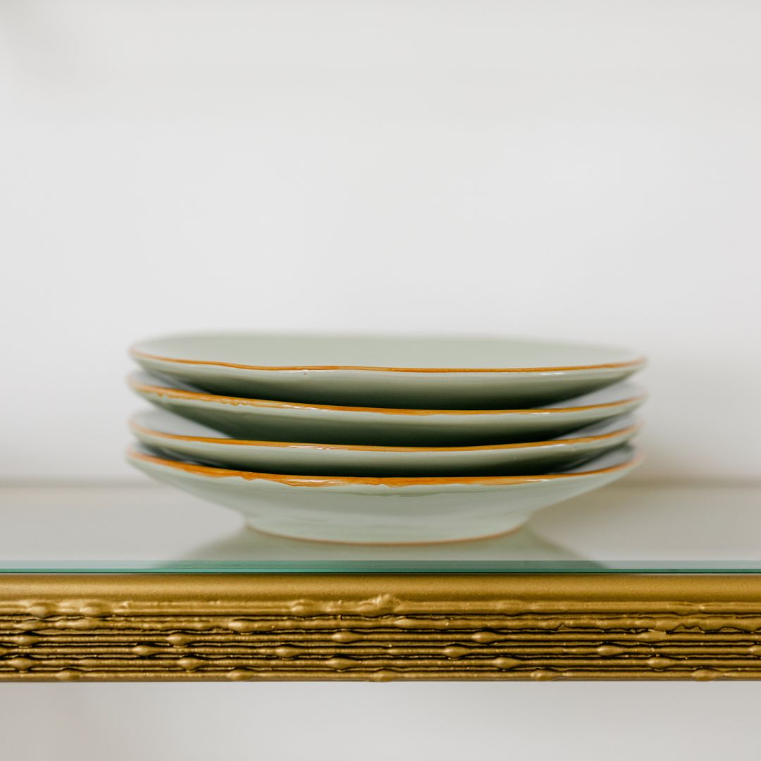 FLORENTINE CERAMIC SALAD PLATE