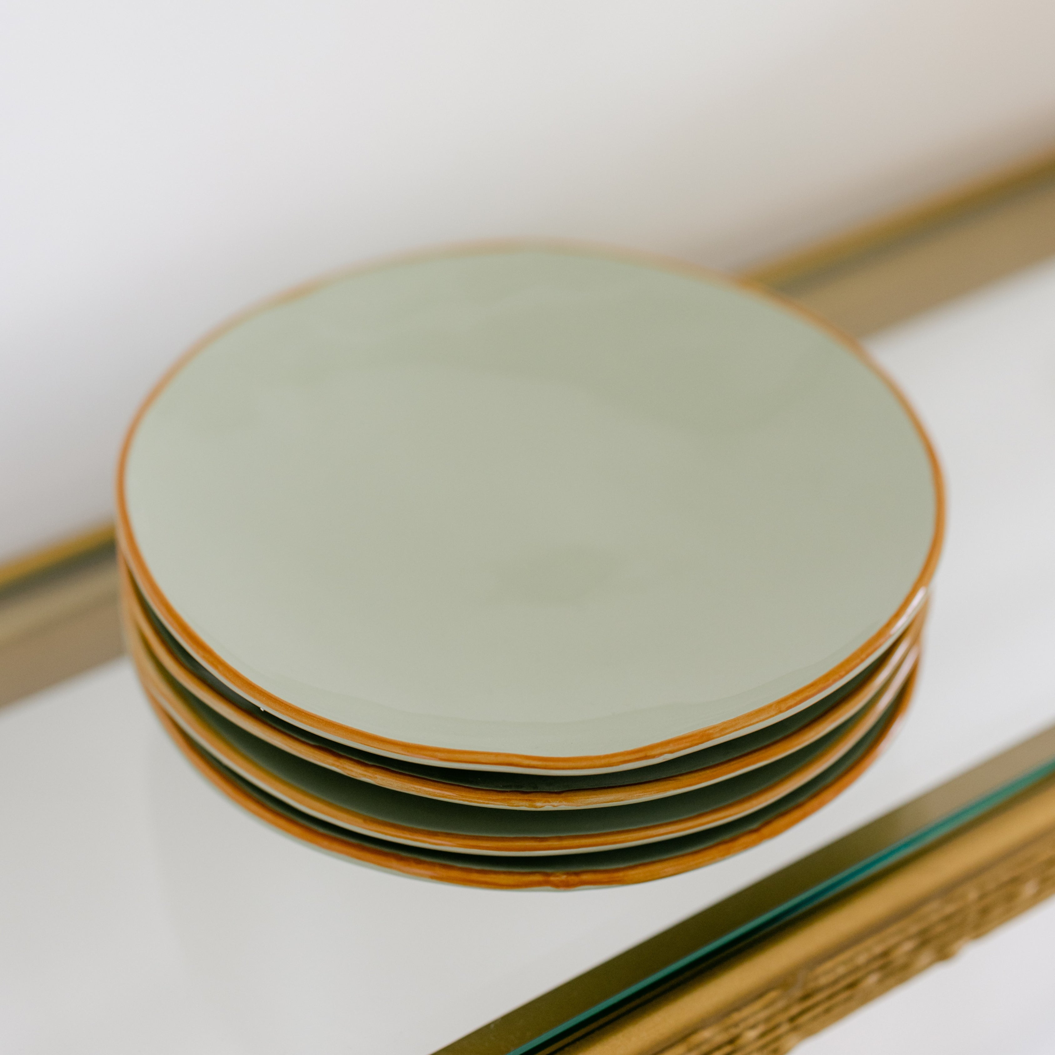 FLORENTINE CERAMIC SALAD PLATE