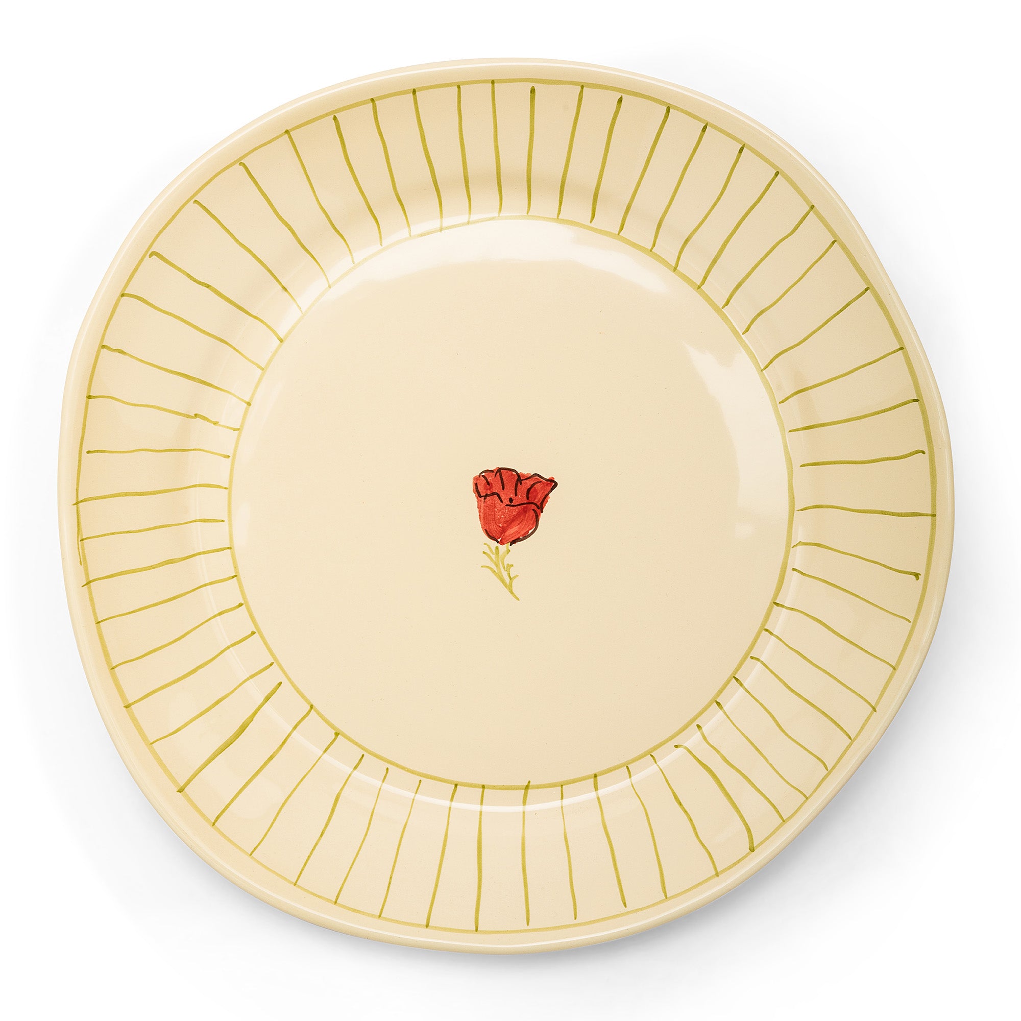 POPPY CERAMIC PLATTER