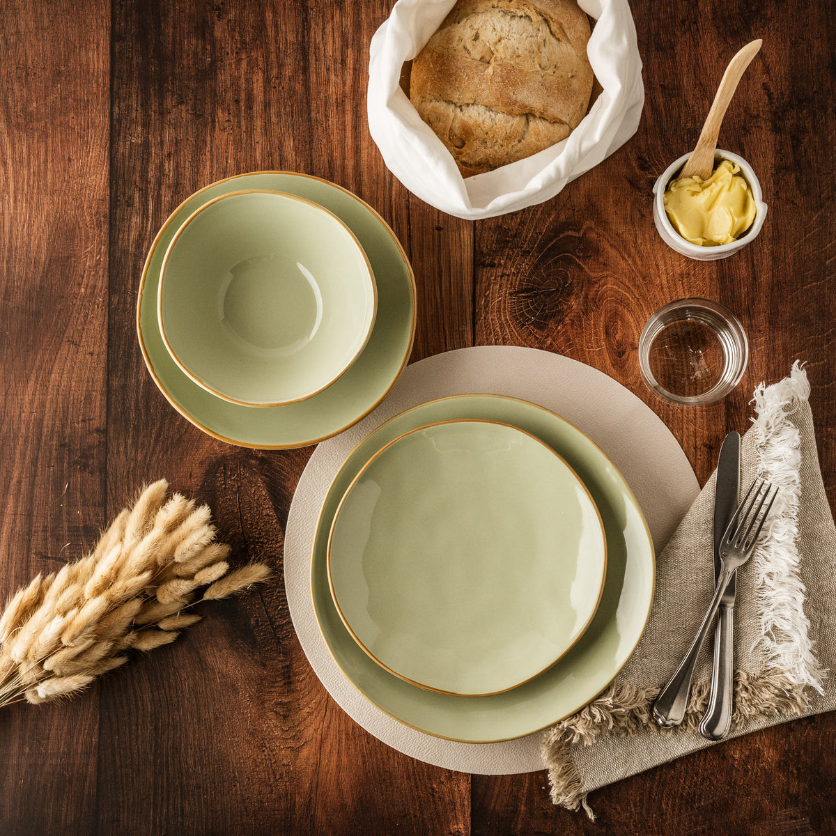 FLORENTINE VERDE DINNERWARE SET