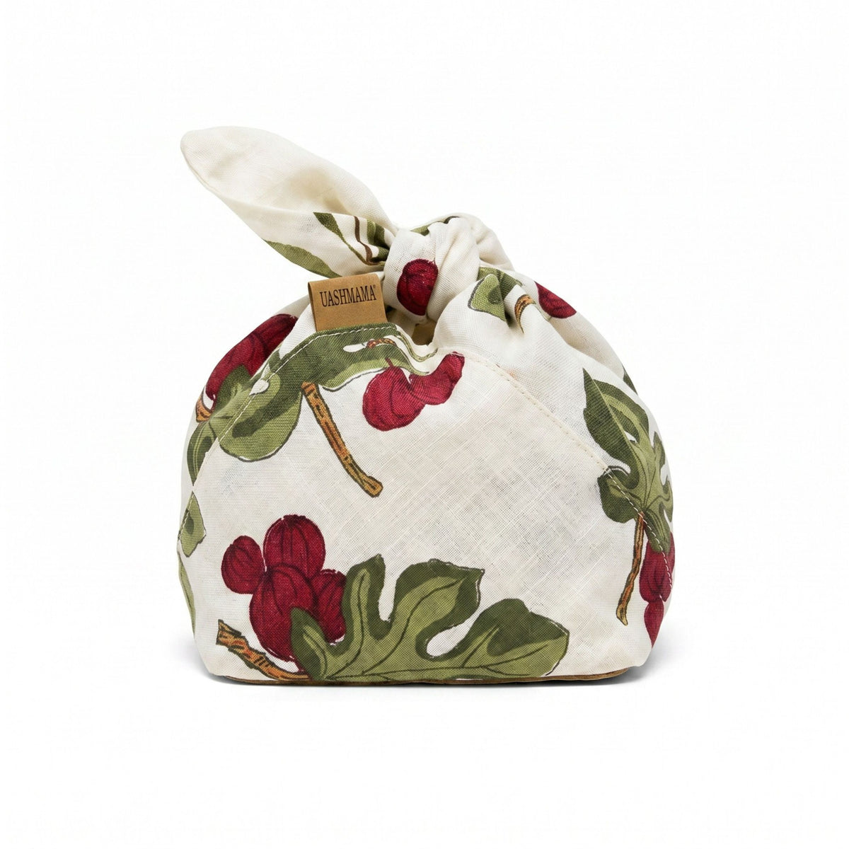 LINEN FIOCCO BREAD BAG FIG