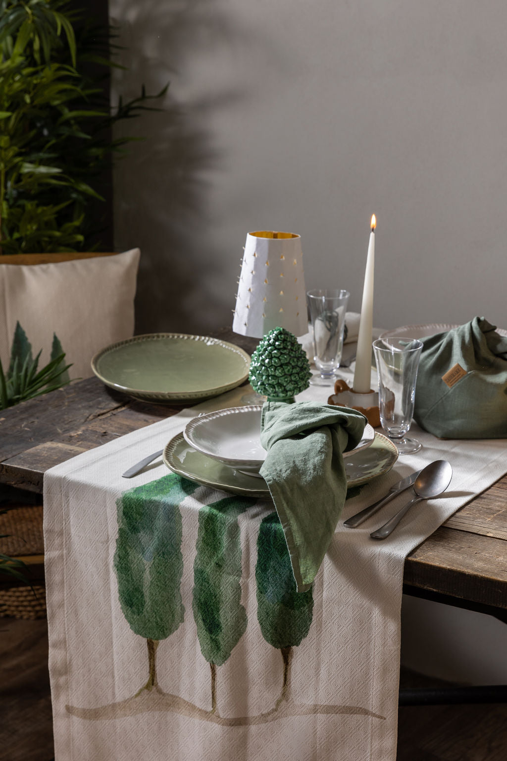 CYPRESS TREE TABLE RUNNER