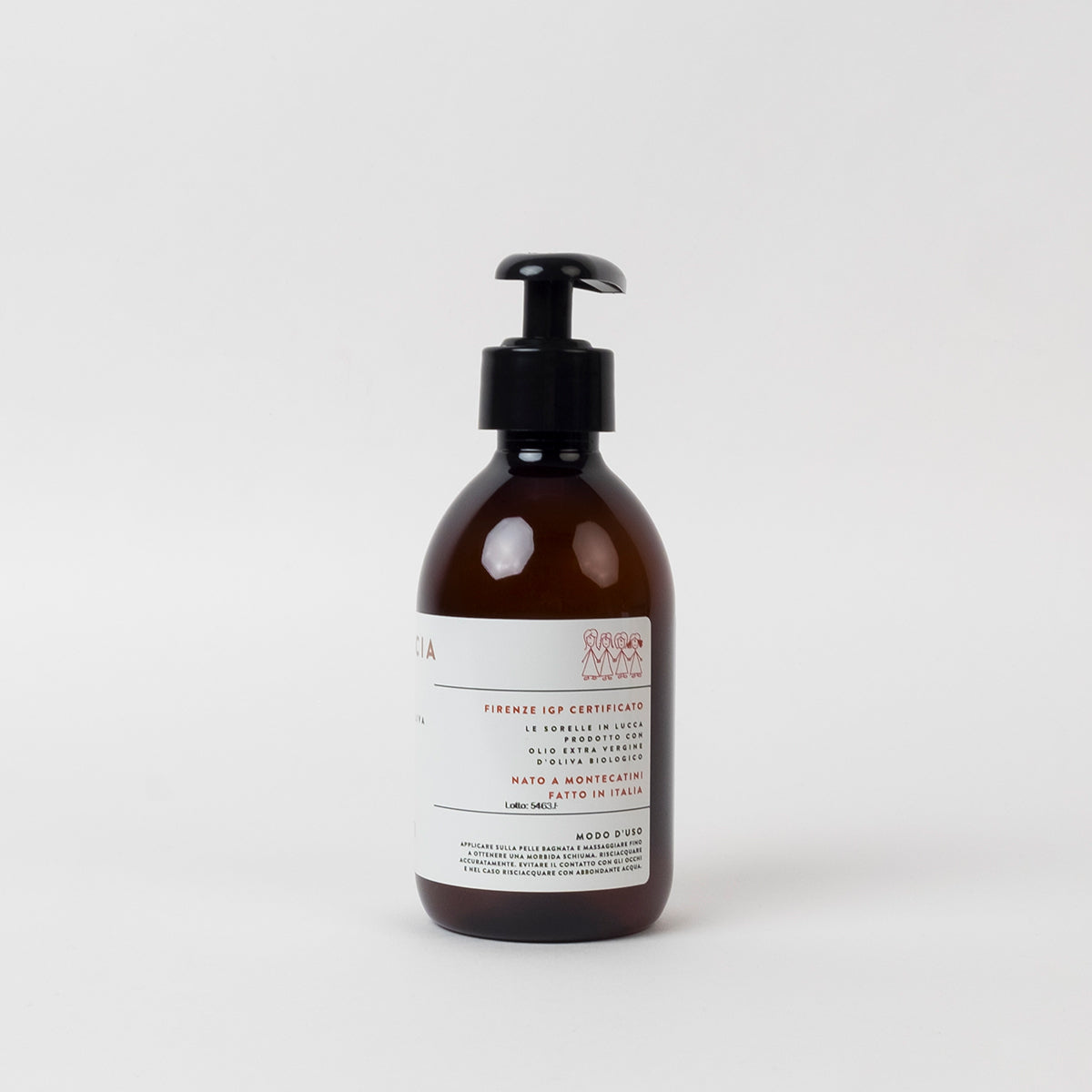 BODY WASH WITH ORGANIC OLIVE OIL & BERGAMOT