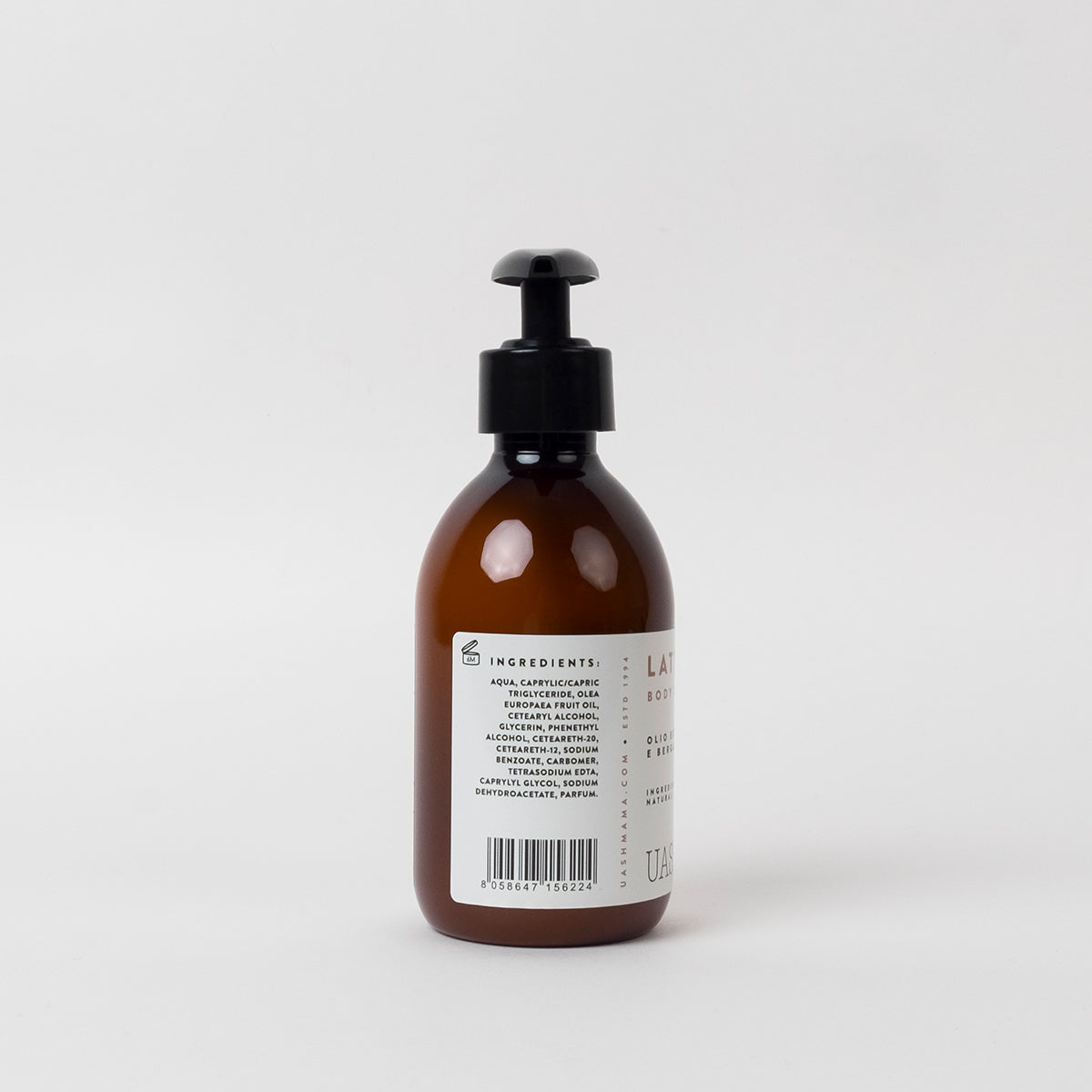 BODY LOTION WITH ORGANIC OLIVE OIL & BERGAMOT